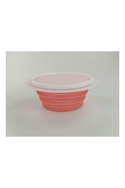 Tupperware Salmon Color Storage Container - Mini-Max 950 ml Accordion