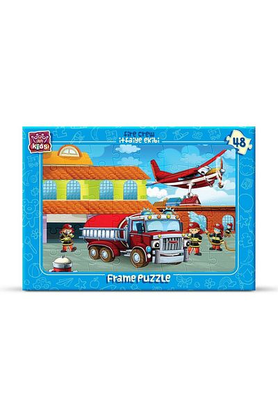 Art Puzzle 48-teiliges Art Kids Puzzle - Feuerwehrmannschaft