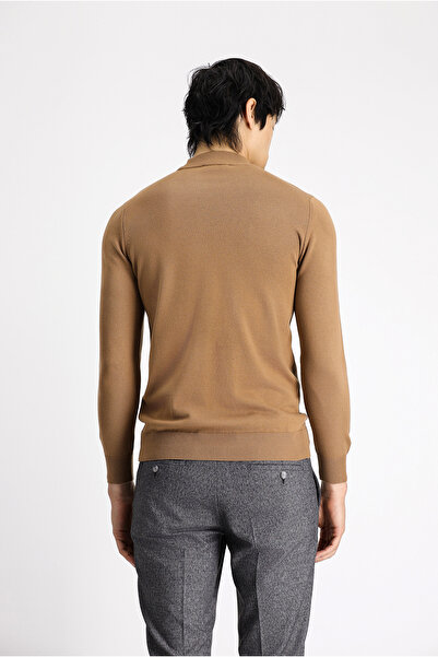 Kiğılı Πλεκτό πουλόβερ με μισό ζιβάγκο με κανονική εφαρμογή