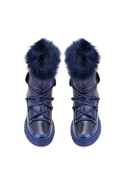 Desa Γυναικείες μπότες Jacky Navy Blue