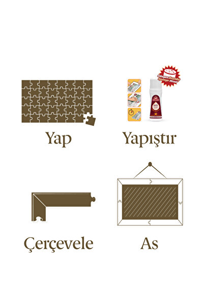 Art Puzzle Savana'nın Kralları 1000 Parça Çerçeveli Puzzle