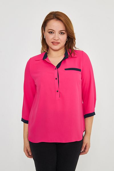 UNIQUE LADY Stylish Blouse with Pocket Flap