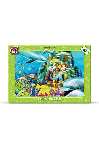 Art Puzzle 48 Piece Art Child Puzzle - Mermaid