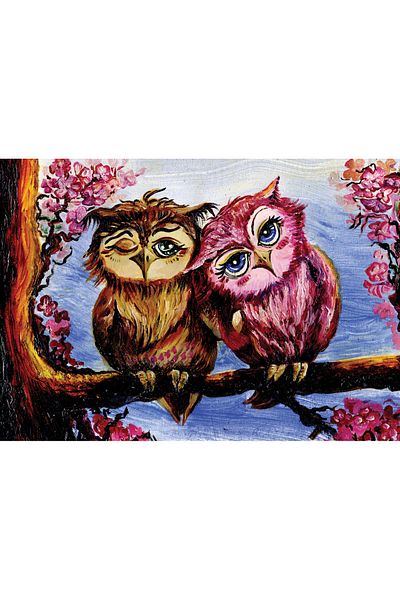 Art Puzzle Love Owls 1000 Piece Puzzle
