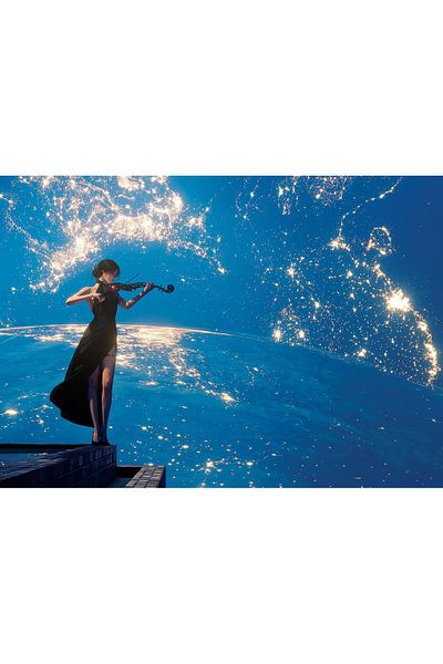Art Puzzle Latest Violin 1000 Piece Neon Puzzle