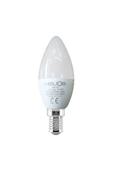 Helios Hs2079 Beyaz 5w E14 Led Mum Ampul Beyaz