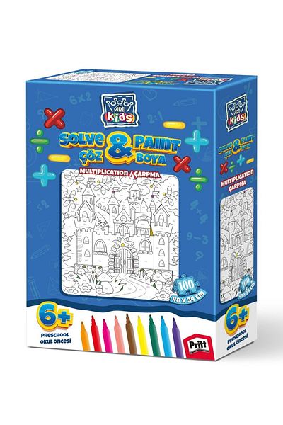 Art Puzzle Art Kids - Solution Paint Multiplication Design