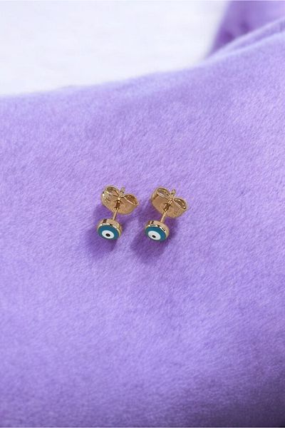 Osha Aksesuar Evil Eye Beaded Earrings
