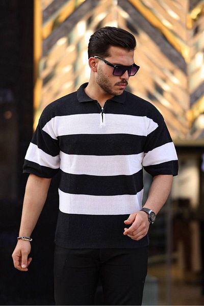 CAN Fragmented Half Zipper Thessaloniki Oversize T-Shirt
