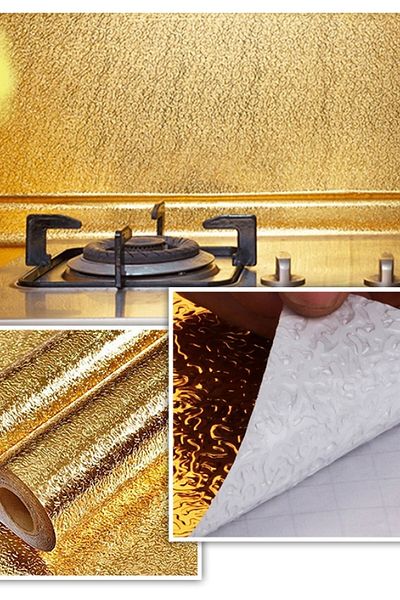 hayret sepeti Gold Adhesive Countertop Covering Solution for Modern and Stylish Kitchens
