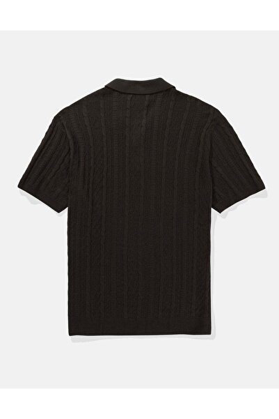AMERICAN EAGLE AE Textured Sweater Polo Shirt