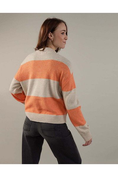 AMERICAN EAGLE سترة AE Whoa So Soft ذات الرقبة المستديرة