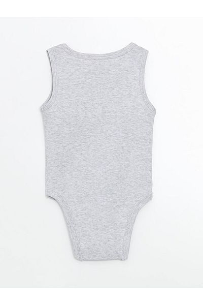 LC Waikiki New Season Crew Neck Printed Baby Boy Citcit Bodysuit - S5Gj34Z1