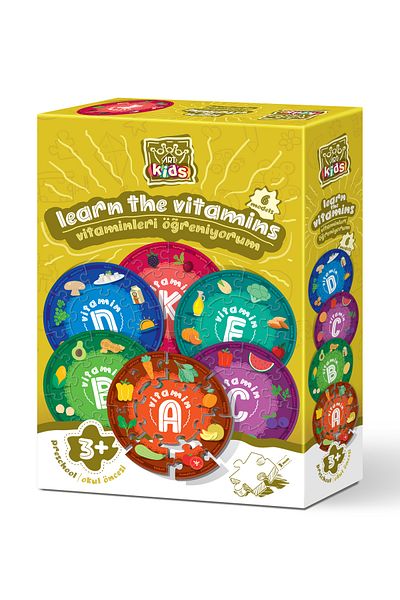 Art Puzzle Art Kids I'm Learning Vitamins