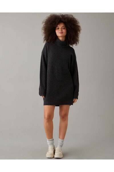 AMERICAN EAGLE AE Oversized Turtleneck Sweater Dress