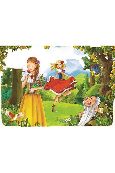 Art Puzzle Art Children's Puzzle Fairy Tale Rose 100 Piece Puzzle