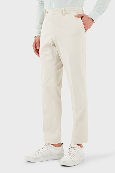 BOSS Streç Pamuklu Slim Fit Normal Bel Düz Paça Pantolon Erkek PANTOLON 50537...
