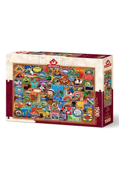 Art Puzzle World Traveler 1500 Piece Puzzle