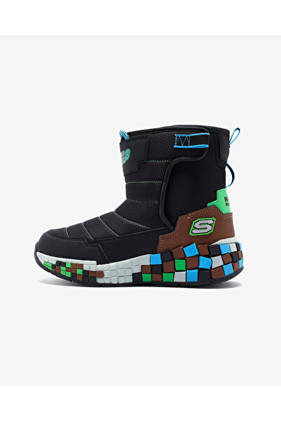 SKECHERS Megacraft 3.0 Büyük Erkek Çocuk Siyah Spor Ayakkabı 402184l Bkbr