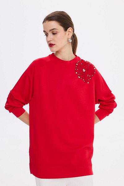 Missemramiss Comfort Sweatshirt with Accessories 4631 Coral