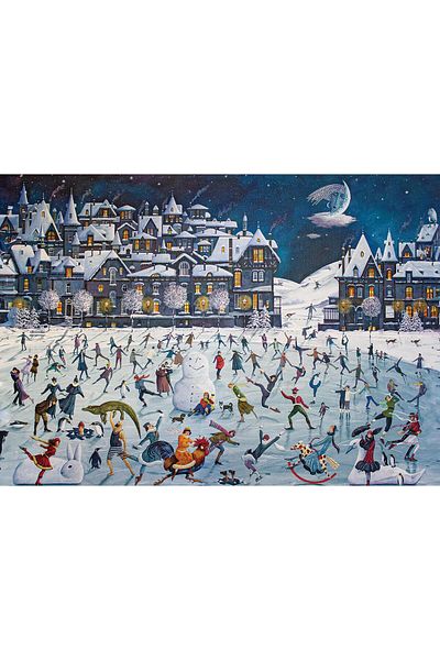 Art Puzzle Ice Dancing 2000 Piece Puzzle