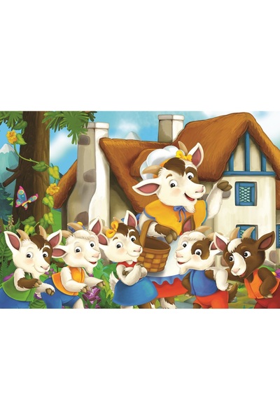 Art Puzzle Art Çocuk Puzzle Sevimli Inekler 12 24 Parça Puzzle