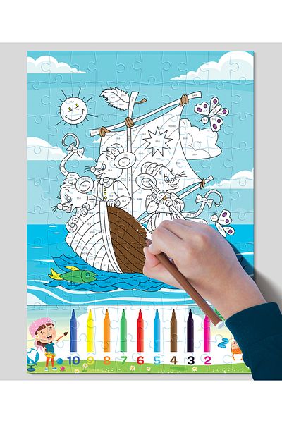 Art Puzzle Art Kids Solve Paint Divide