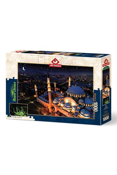 Art Puzzle Sultan Ahmed Mosque 1000 Piece Neon Puzzle