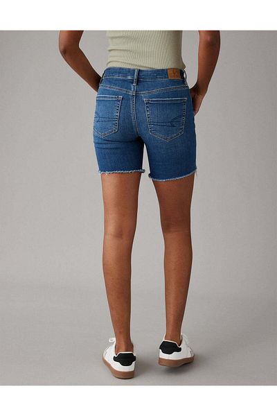 AMERICAN EAGLE AE Next Level Low-Rise Skinny Bermuda Denim Short