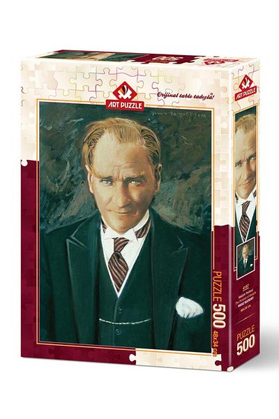 Art Puzzle Ataturk Portrait 500 Piece Puzzle