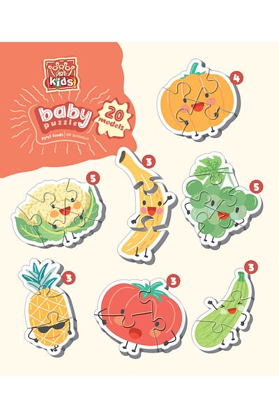 Art Puzzle Art Kids First Nutrients Baby Puzzle