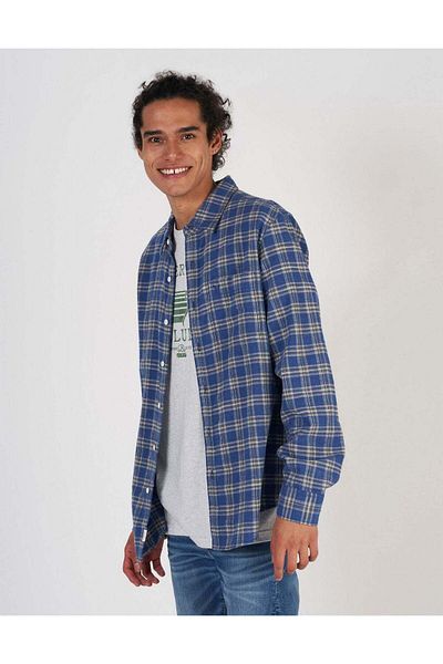 AMERICAN EAGLE Ae Plaid Poplin Button-up Shirt