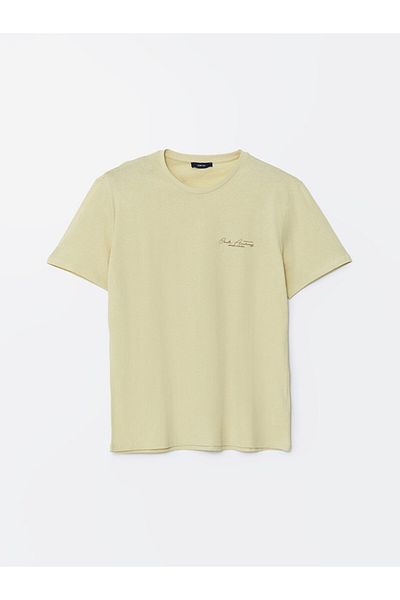 LC Waikiki Νέα σεζόν Crew Neck κοντομάνικο μπλουζάκι για άνδρες - S5KJ19Z8