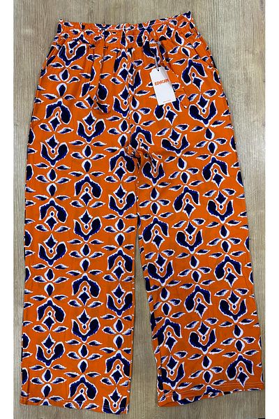 Edacan Women's Wide Leg Oversize Woven Trousers with Pockets