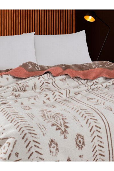 Vicuna Home Bohemian Pamuklu Çift Kişilik Battaniye