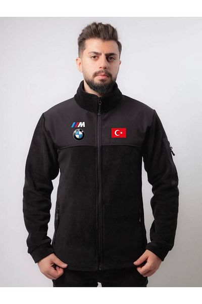 dafri Bmw m Logo Printed Top Quality Fleece Jacket