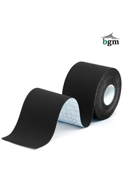 bgm Ağrı Bandı Siyah Renk Yüksek Kalite Kinesiology Tape 4,5 Metre X 5cm