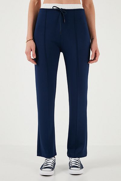 Lela Ψηλόμεσο Φαρδύ Πόδι Φαρδύ Παντελόνι Slim Fit - ΦΟΥΤΕΡ 5866078