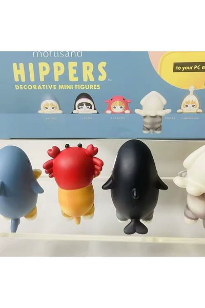 Kawai Mofusand Hippers Mini Cat Figure Charm 1 Piece