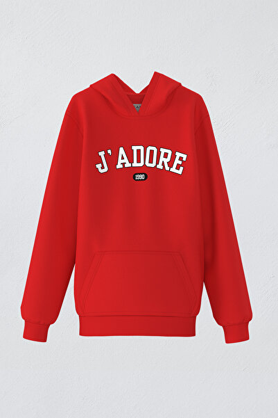 FANA Men's Sweatshirt Hoodie Jadore Slogan Printed