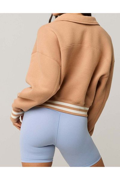 AMERICAN EAGLE Offline By Aerie Cloud Fleece Polo Sweatshirt