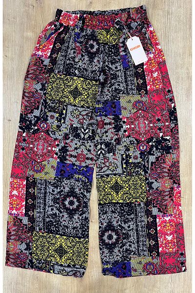 Edacan Women's Wide Leg Oversize Woven Trousers with Pockets