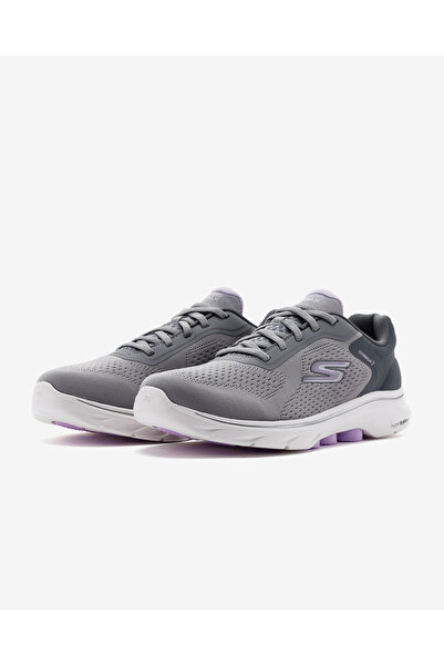 SKECHERS Go Walk 7 - Cosmic Waves Kadın Gri Yürüyüş Ayakkabısı 125215 Gylv