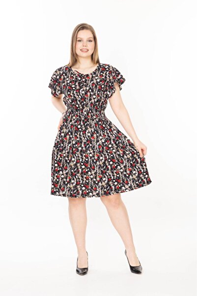 mervemoda Women's Short Sleeve Summer Dress