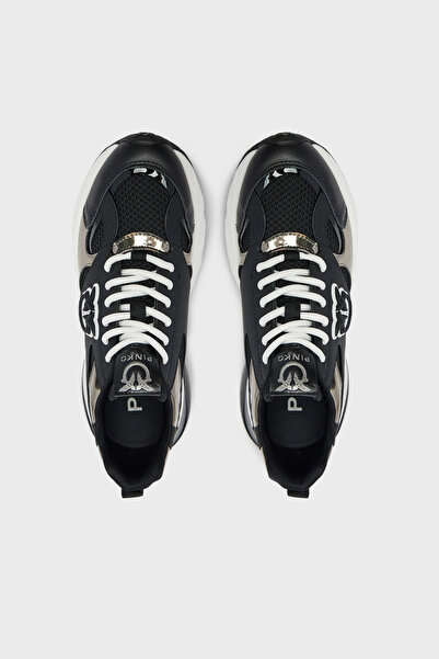 PİNKO Pinko Logolu Hakiki Deri Kalın Taban Sneaker Ayakkabı AYAKKABI SS0067 E022 ZZ0