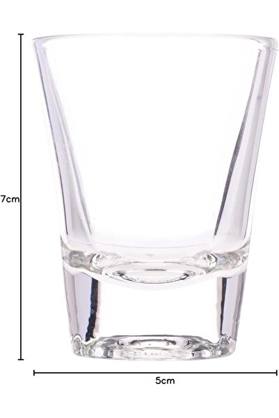 AKDC Ocean Short Glass L(5CM) XW(5CM) XH(7CM) Clear