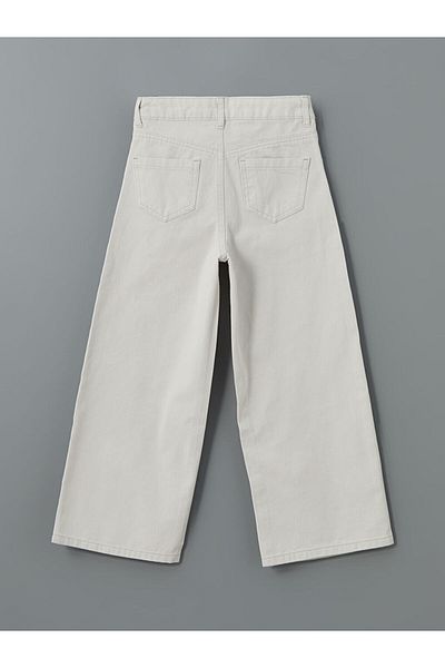 LC Waikiki New Season Adjustable Waist Elastic Girl's Trousers - S5L014Z4