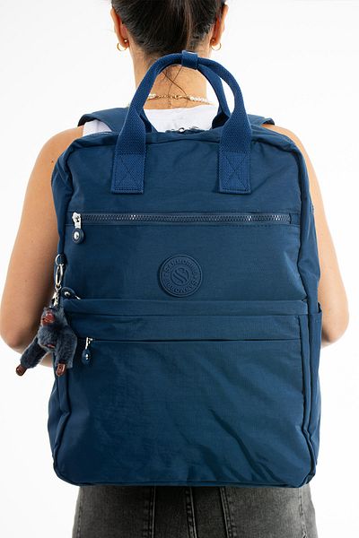 YOGII Kays Model Unisex Αδιάβροχο τσαλακωμένο ύφασμα πολλαπλών ματιών Σχολείο και σακίδιο πλάτης για φορητό υπολογιστή μεγάλου μεγέθους