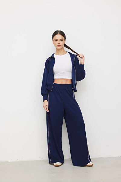 MAHOPE Modal İçeren Biyeli Flare Eşofman