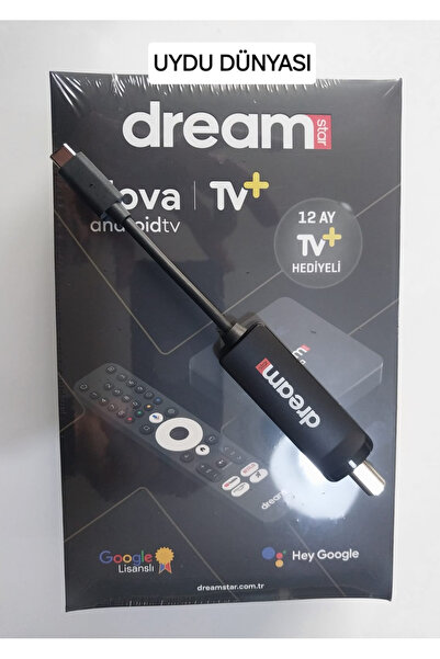 Dreamstar Nova 4K Google Lisanslı Android Tv Box + Dreamstar Type-C Dvbs Tuner